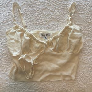 Super cute tank with bustier look